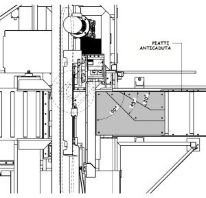 Disegno piastre di collegamento / Connection plates technical image