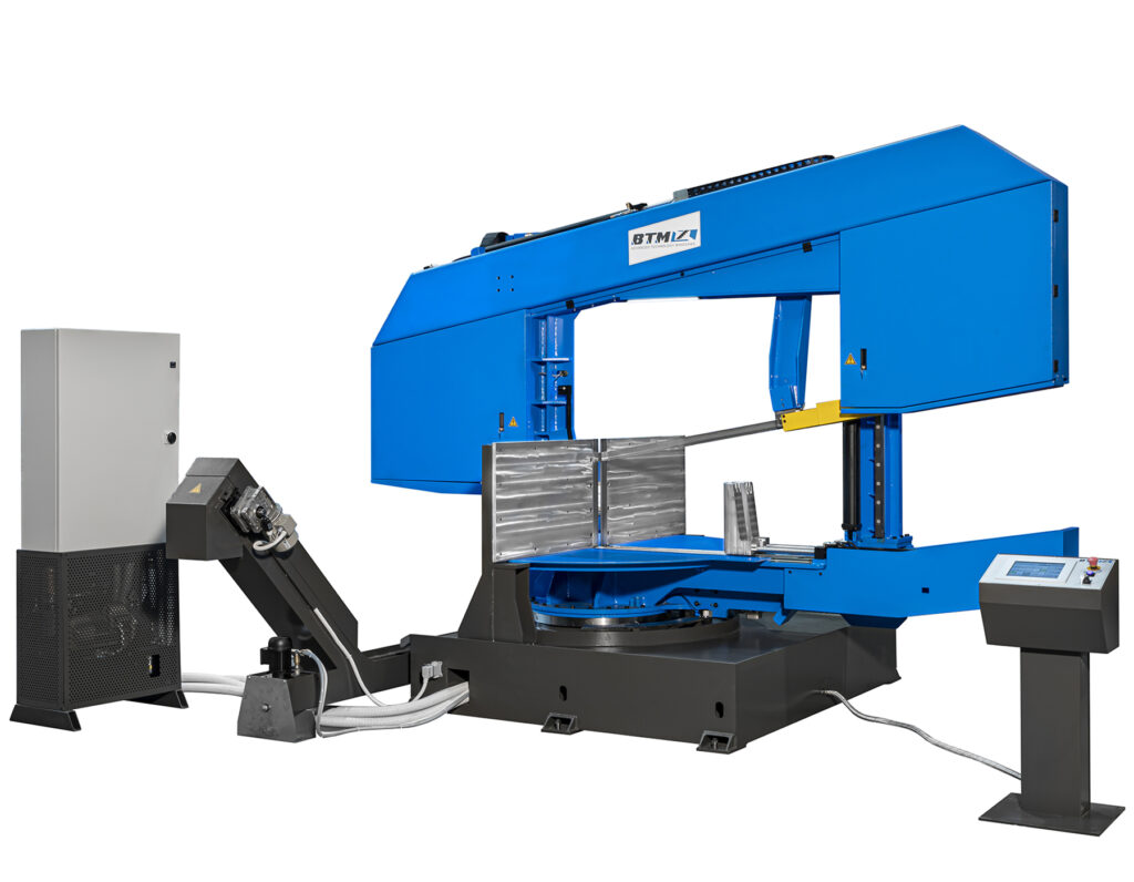Rendering segatrice a nastro automatica a due montanti AT 12.7 SA DS